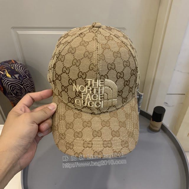 Gucci北面聯名款帽子 古馳男女同款棒球帽鴨舌帽  mm1709